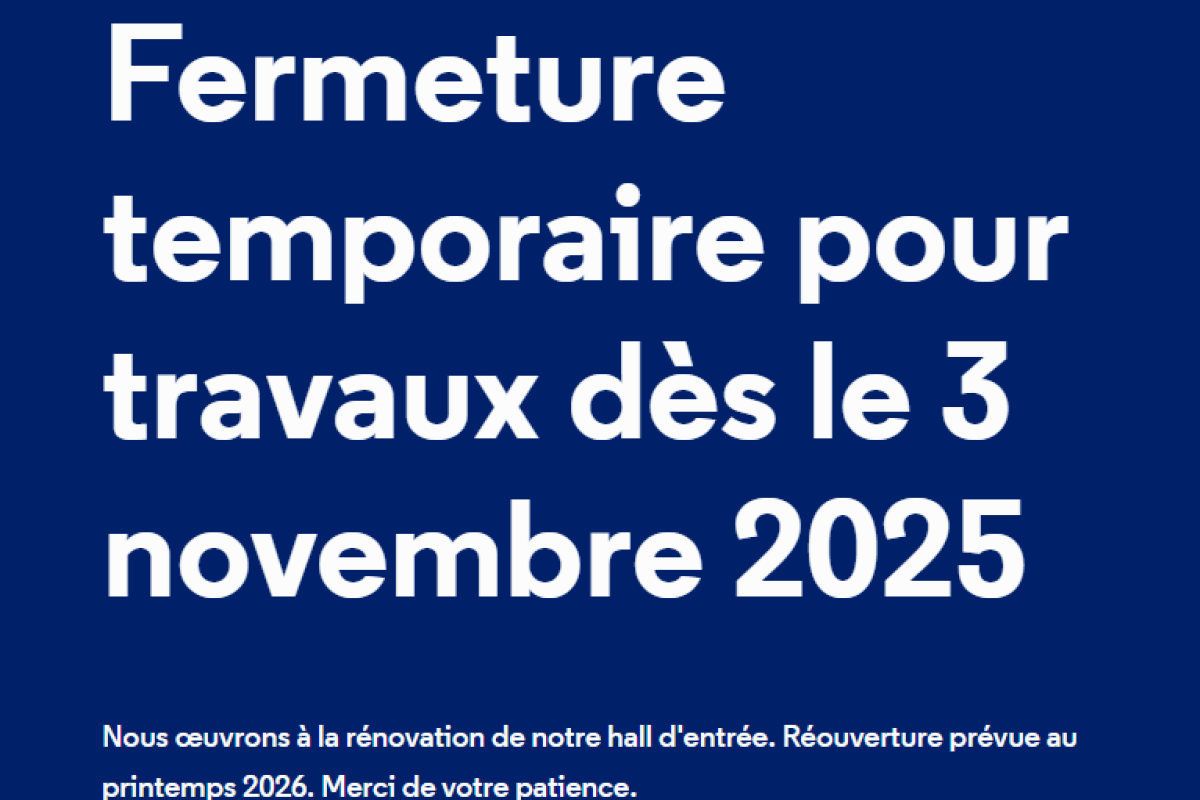 Site MIH - Fermeture